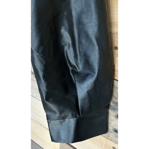 SHEIN L Moto Jacket Faux Leather Urban Streetwear Biker Goth Steampunk - Picture 2 of 10